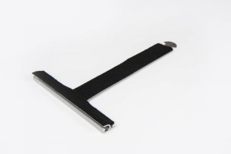 Wieszak filc. wpust ALU z rozcięciem L130 mm do profilu 37-52