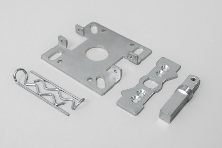 Kwadratowy trzpień metalowy do serii 45 | KOMPLET